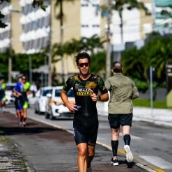 Safetti Men's Mack Team Kona Tri Suit - Black Hibiscus Fade