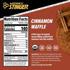 LIFESTYLE & NUTRITION Honey Stinger Gluten-Free Waffle
