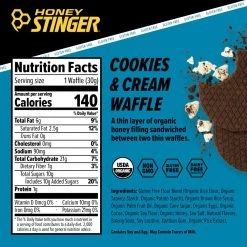LIFESTYLE & NUTRITION Honey Stinger Gluten-Free Waffle