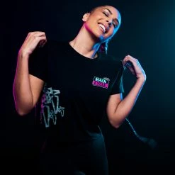 Mack Cycle & Fitness Mack Cycle X ZeFlorist - Women's Flowy Cropped Tee