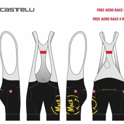 Men's Happy Riding Castelli Free Aero Race 4 Bibshort SHORTS