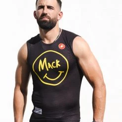 JERSEYS Men's Castelli Team Pro Mesh Sleeveless Base Layer - Happy Riding Collection