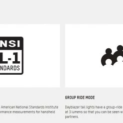 Blackburn Dayblazer 1000 Front Light + Dayblazer 65 Rear Light Combo Set