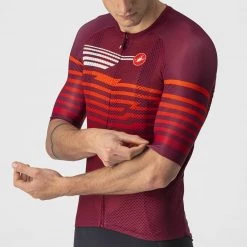 JERSEYS Castelli Climber's 3.0 Full-Zip Short Sleeve Cycling Jersey