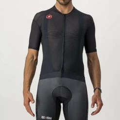 JERSEYS Castelli Insider Full Zip Short Sleeve Cycling Jersey