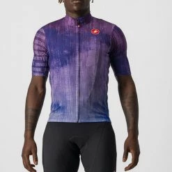 JERSEYS Castelli Ride With Reggie Men's Full-Zip Short Sleeve Cycling Jersey