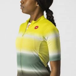 Castelli Women's Dolce Full-Zip Short-Sleeve Cycling Jersey