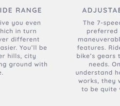 Haven Pointe 7 Step Through Multi-Speed Cruiser Bike SALE