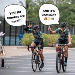 Mack Cycle & Fitness Men's Hurricanes X Mack Tie Dye Cycling Kit Bundle (Bibs/Jersey)