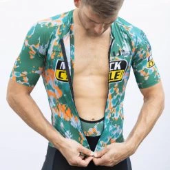 Mack Cycle & Fitness Men's Hurricanes X Mack Tie Dye Cycling Kit Bundle (Bibs/Jersey)