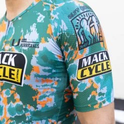 Mack Cycle & Fitness Men's Hurricanes X Mack Tie Dye Cycling Kit Bundle (Bibs/Jersey)