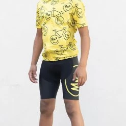 MORETTI SHORTS Mack Cycle Happy Riding - Kid's Padded Cycling Short