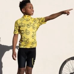 Mack Cycle & Fitness Kid's Happy Riding Cycling Kit Bundle (Jersey/Shorts/Buff) JERSEYS
