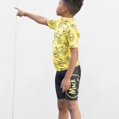 Mack Cycle & Fitness Kid's Happy Riding Cycling Kit Bundle (Jersey/Shorts/Buff) JERSEYS