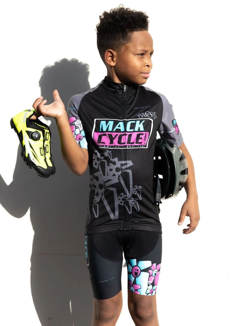 MORETTI Mack Cycle X ZeFlorist - Kid's Cycling Jersey JERSEYS 11 MORETTI Mack Cycle X ZeFlorist - Kid's Cycling Jersey JERSEYS