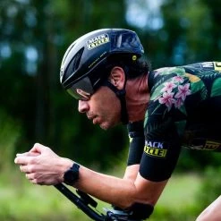 Safetti Men's Mack Team Kona Tri Suit - Black Hibiscus Fade