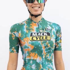Mack Cycle & Fitness Women's Hurricanes X Mack Tie Dye Cycling Kit Bundle (Bibs/Jersey)