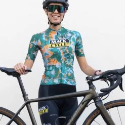 Mack Cycle & Fitness Women's Hurricanes X Mack Tie Dye Cycling Kit Bundle (Bibs/Jersey)