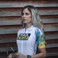 MORETTI Mack Cycle Women's Parrot Cycling Jersey 10 MORETTI Mack Cycle Women's Parrot Cycling Jersey
