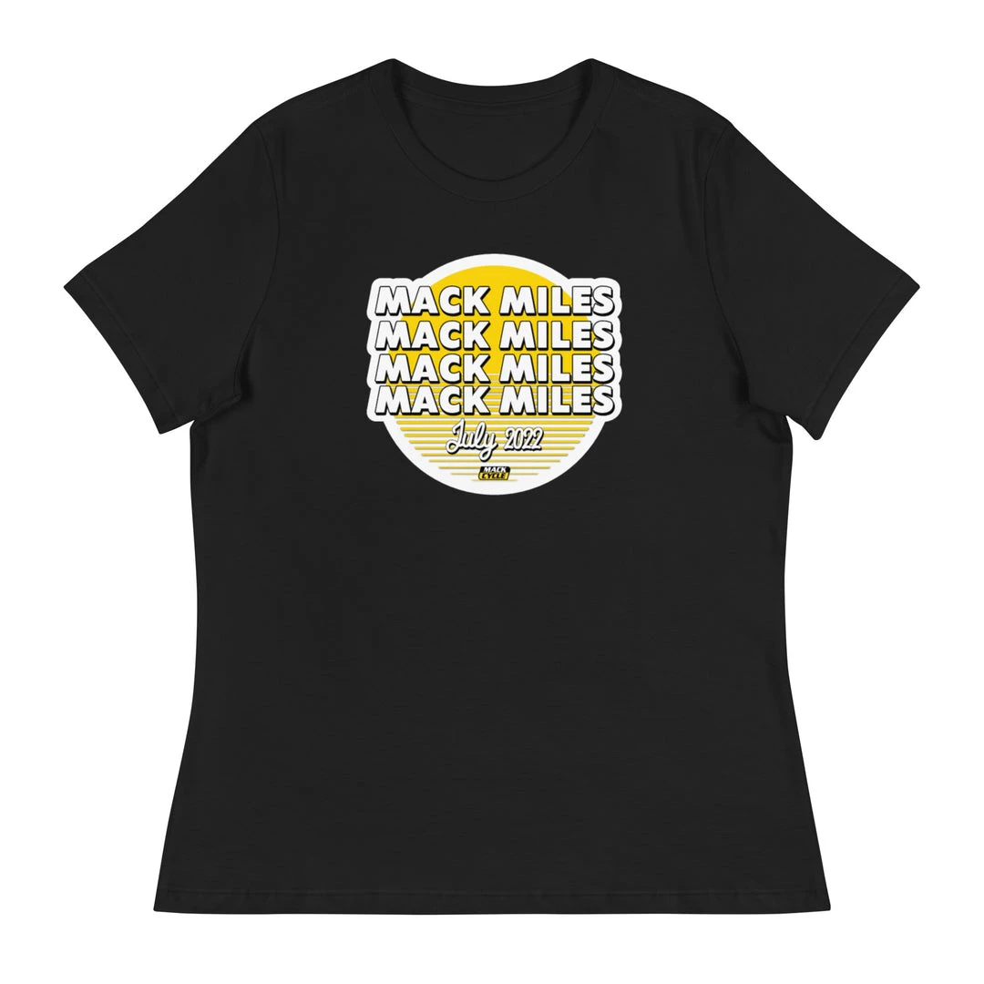 Mack Cycle & Fitness Mack Miles Women's Relaxed T-Shirt 3 Mack Cycle & Fitness Mack Miles Women's Relaxed T-Shirt